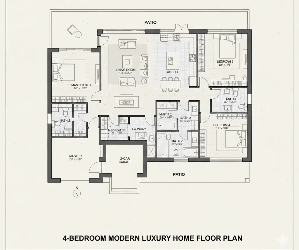 4-Bedroom House Cost