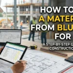 How to Create a Material List from Blueprints for Bidding