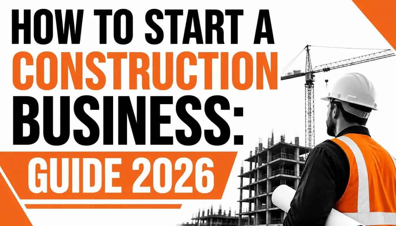 How to Start a Construction Business: Guide 2026