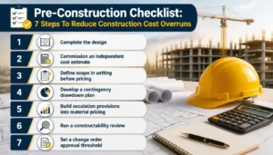 7 Steps To Reduce Construction Cost Overruns