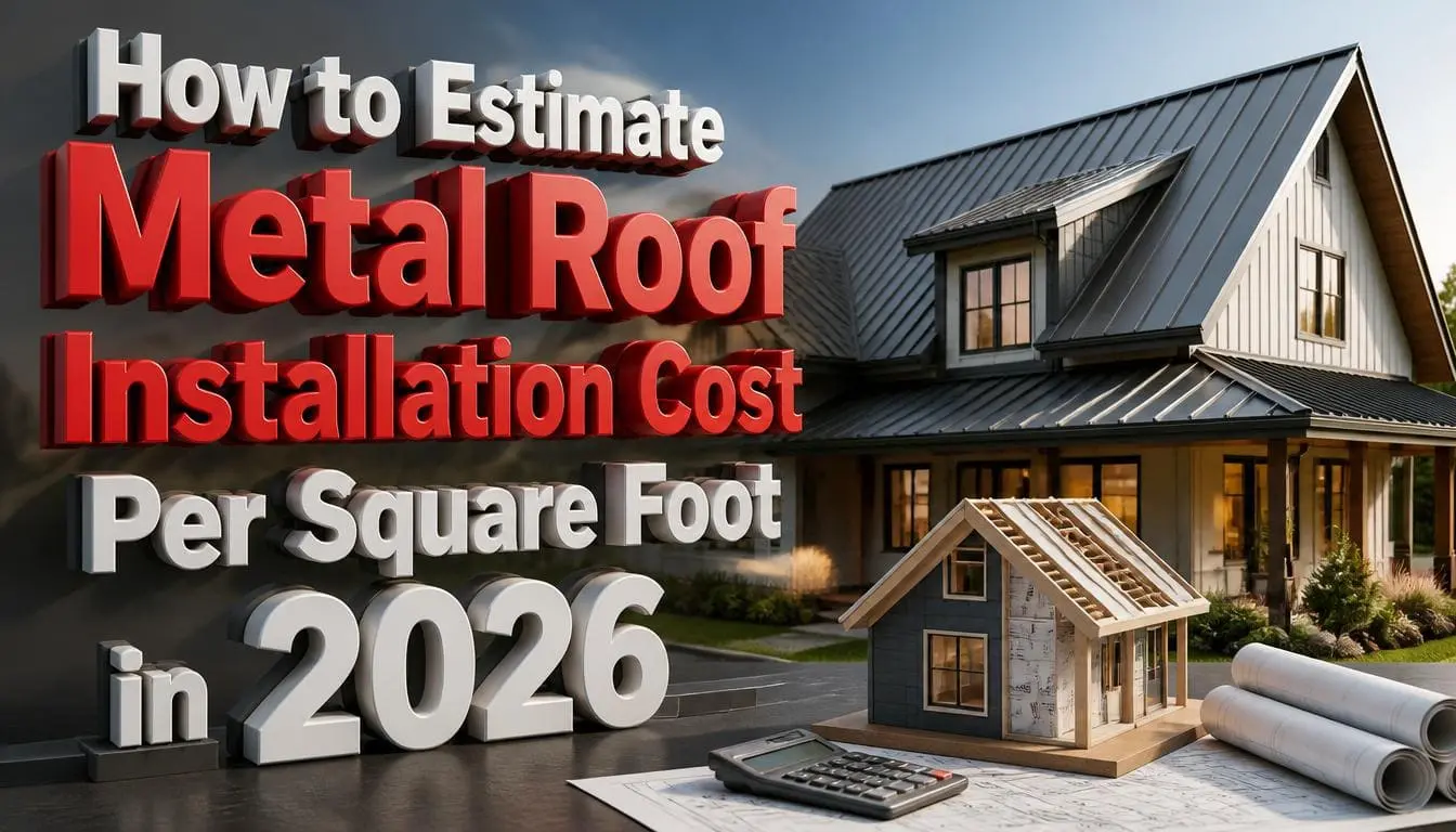 How to Estimate Metal Roof Installation Cost Per Square Foot in 2026