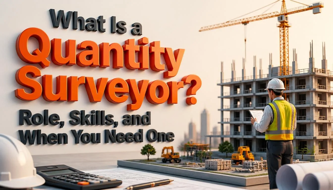 What Is a Quantity Surveyor? Role, Skills, and When You Need One
