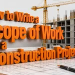 How to Write a Scope of Work for a Construction Project