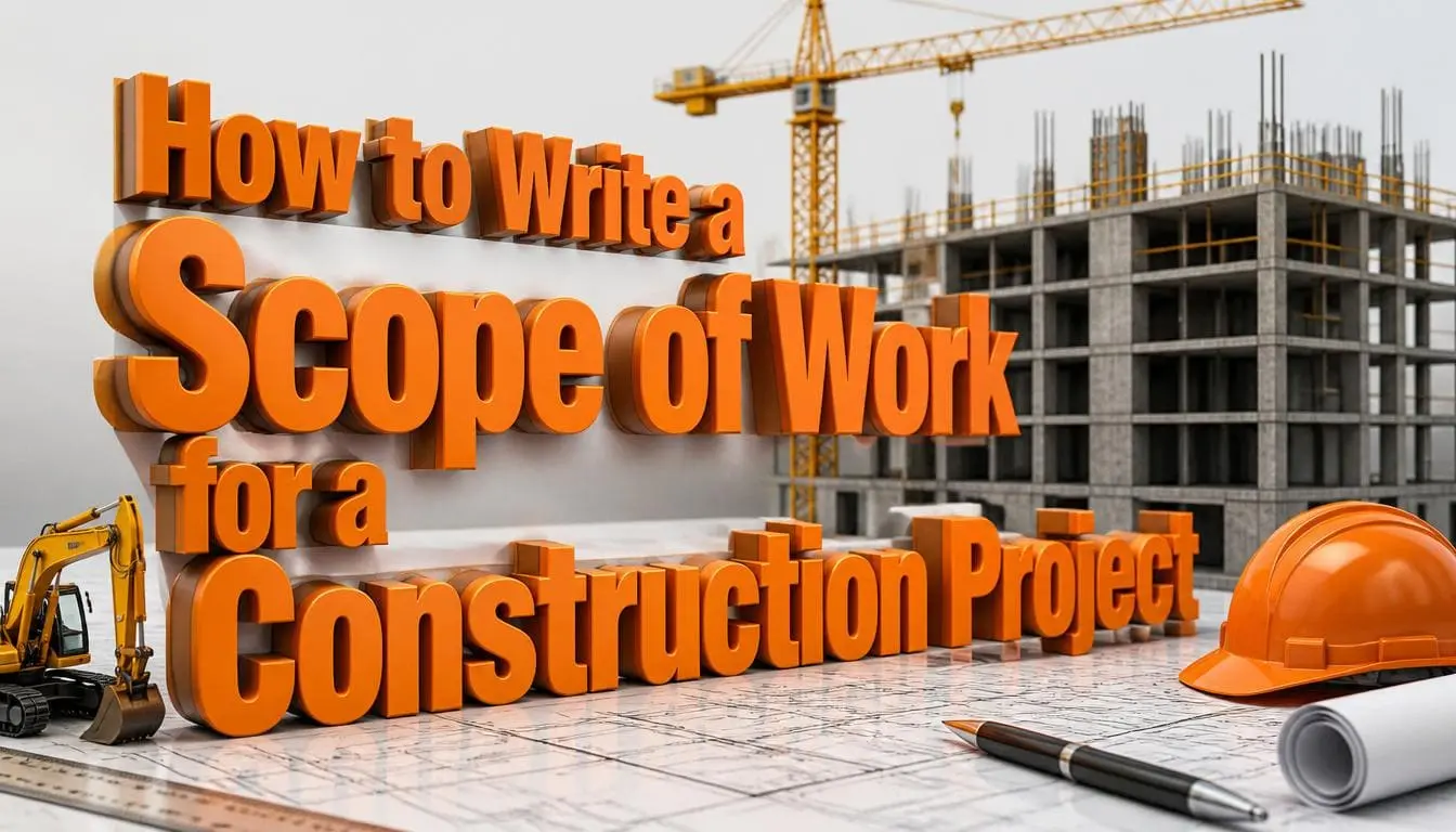 How to Write a Scope of Work for a Construction Project