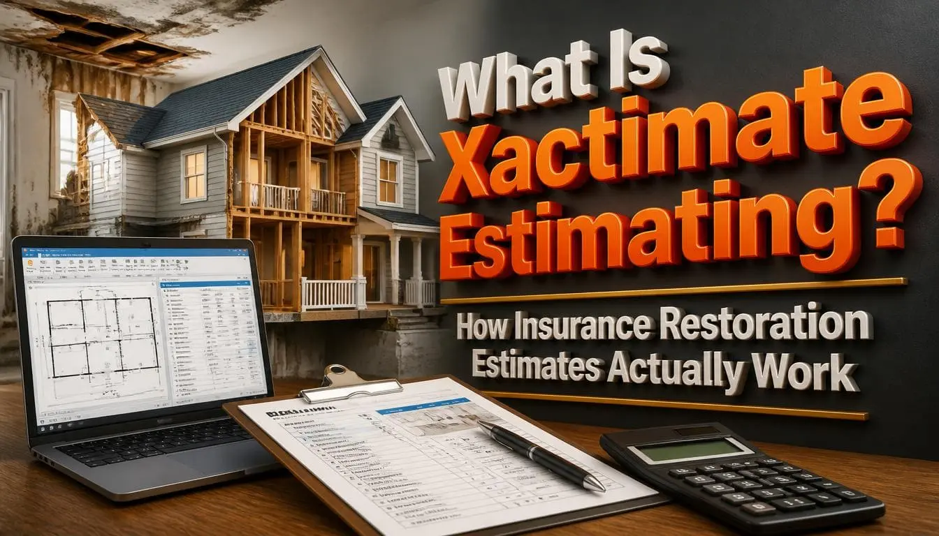 What Is Xactimate Estimating? How Insurance Restoration Estimates Actually Work