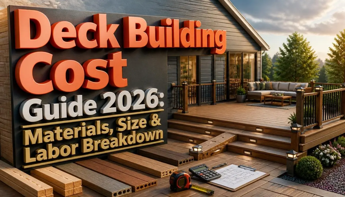 Deck Building Cost Guide 2026: Materials, Size & Labor Breakdown
