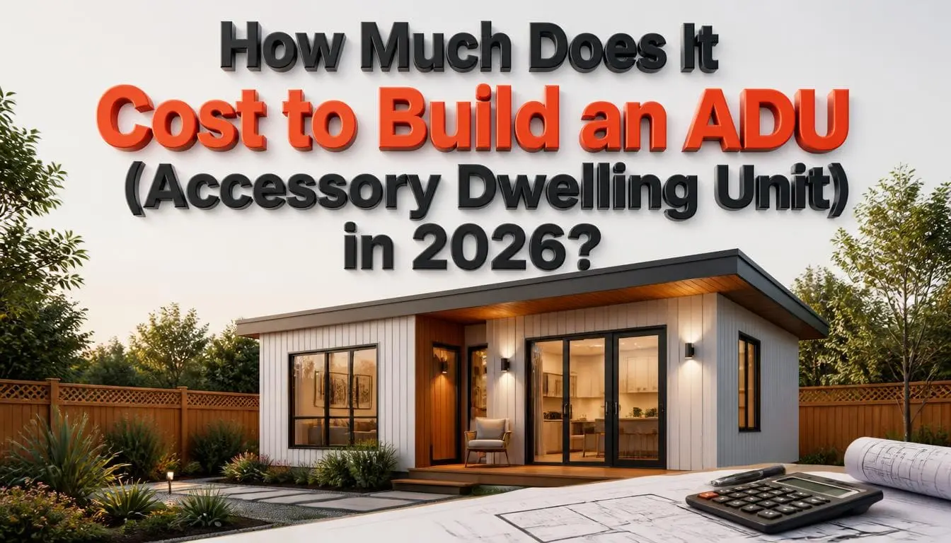 How Much Does It Cost to Build an ADU (Accessory Dwelling Unit) in 2026?