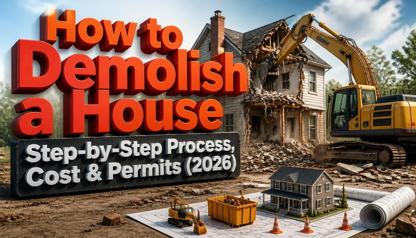 How to Demolish a House: Step-by-Step Process, Cost & Permits 2026