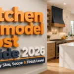 Kitchen Remodel Cost Guide 2026: Budget by Size, Scope & Finish Level