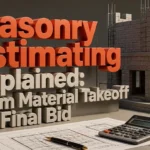 Masonry Estimating Explained: From Material Takeoff to Final Bid