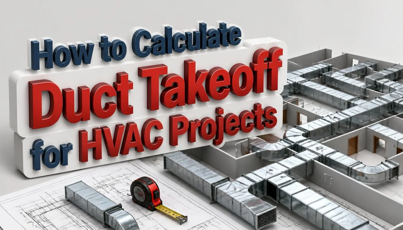 HVAC Duct Takeoff Explained: Calculating Ductwork Quantities the Right Way