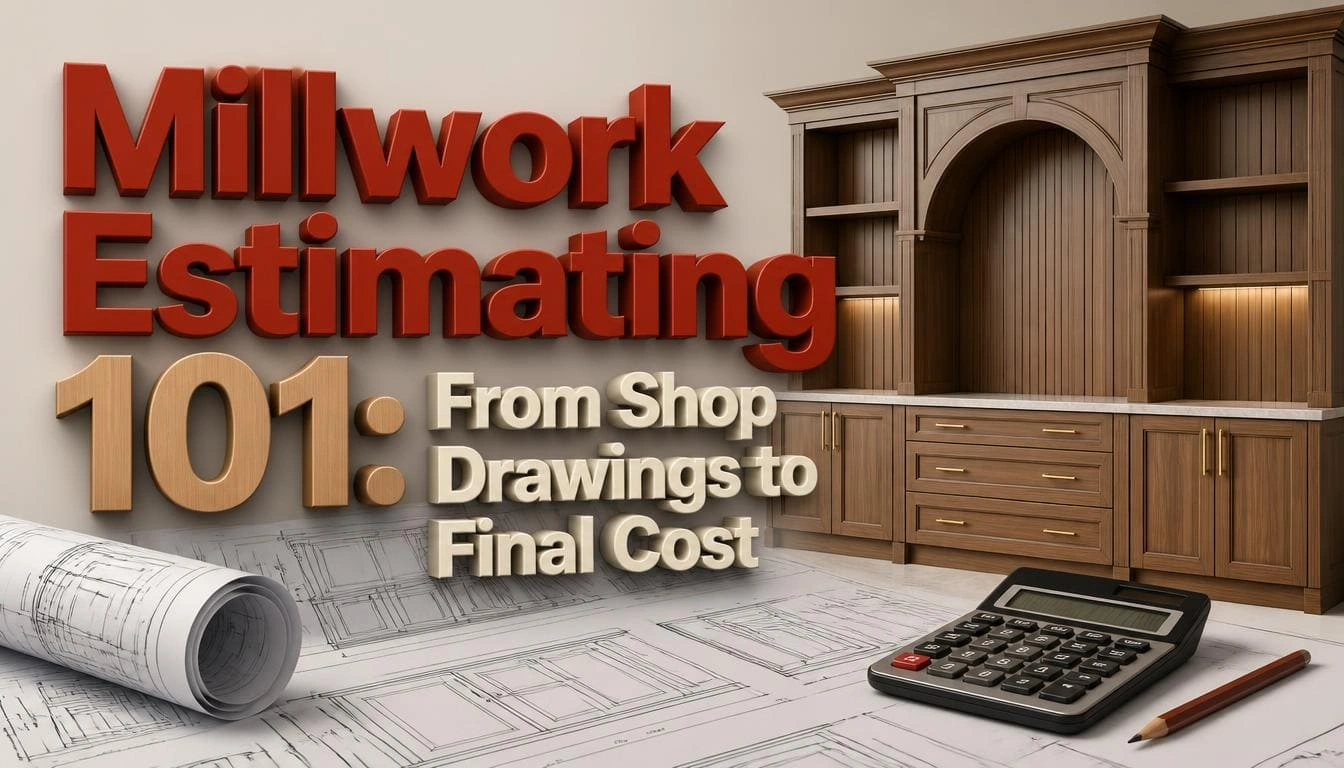 Millwork Estimating 101: From Shop Drawings to Final Cost