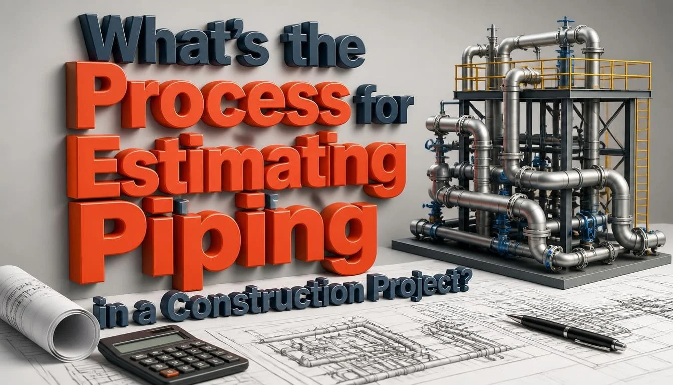 What’s the Process for Estimating Piping in a Construction Project?
