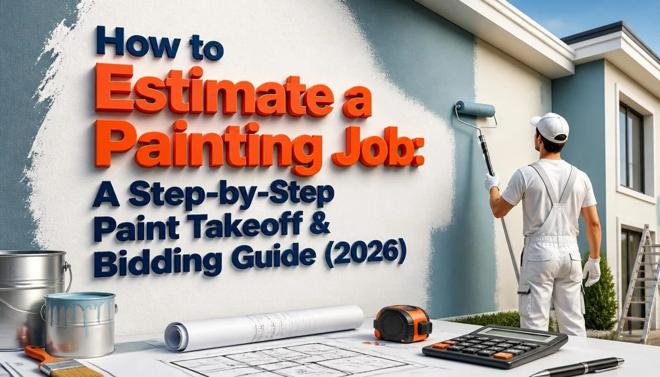 How to Estimate a Painting Job: A Step-by-Step Paint Takeoff & Bidding Guide (2026)